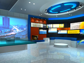 企业展览设计-大屏幕播放区