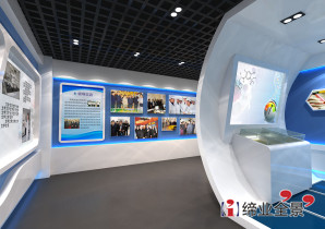 好芳德药业企业展厅整体设计-无锡企业荣誉室效果图设计