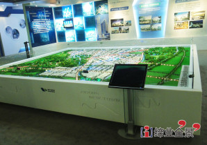 锡东新城规划展示馆导示标识系统-室内导示系统设计安装