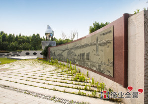 恩泽台蠡湖治水纪念广场-无锡户外长卷壁画设计施工