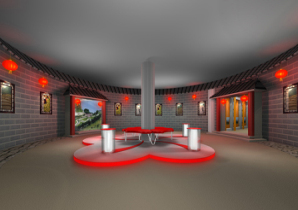 展厅包柱制作：细节完美锻造精品展厅-01